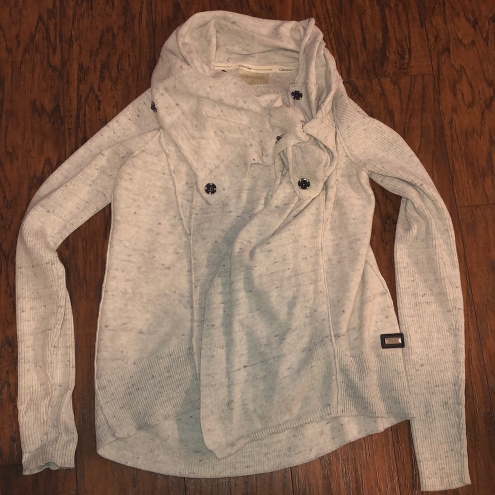 Wrap Calvin Klein Sweater With High Neck